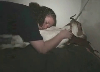 Kinky animal fucked by a hung fatty