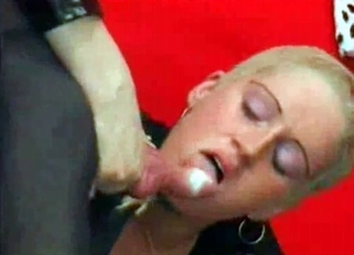 Gorgeous girl cannot stop blowing dogs