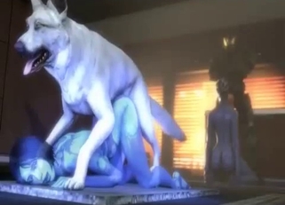 Nasty 3D beast bangs a passionate queen