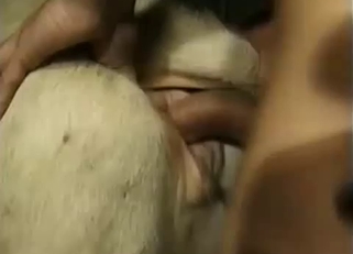 Dude shoves his cock real deep