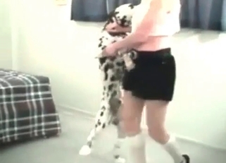 Horny animal is into hardcore sex