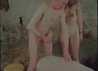 Doggy-style sex session with a mature zoophile