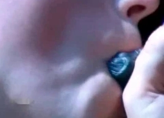 Close-up skull-fucking by a horse